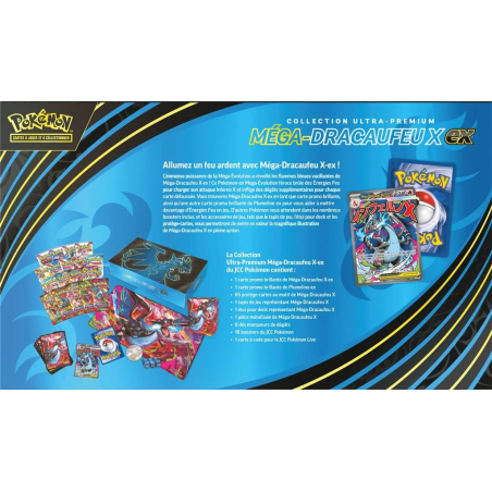 Coffret Pokemon Ultra Premium Mega Evolution Dracaufeu EX