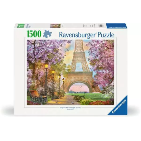 Puzzle 1500 pièces - Amour à Paris