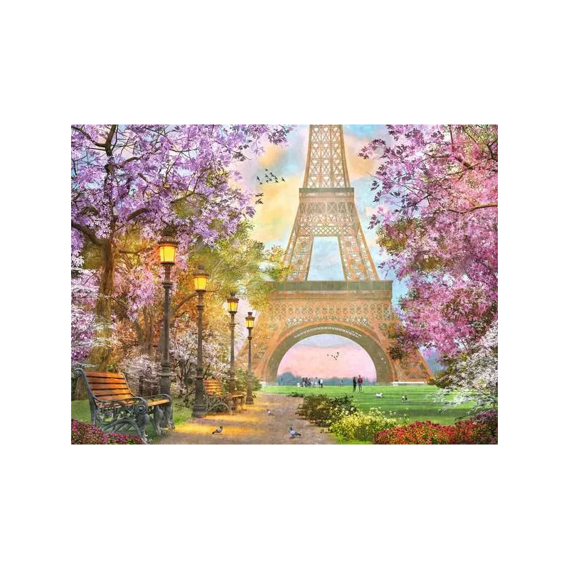 Puzzle 1500 pièces - Amour à Paris