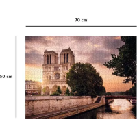 Puzzle 1000 pièces Notre-Dame de Paris au Crépuscule