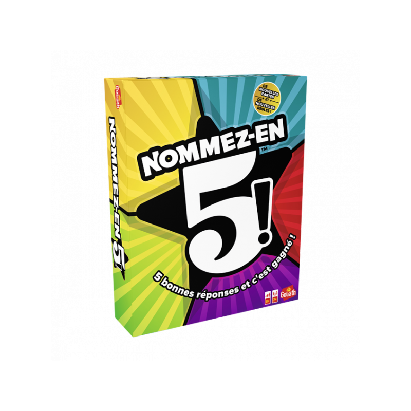 Nommez en 5
