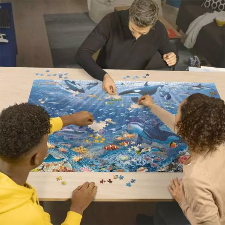Puzzle 3000 pièces - Monde Sous-Marin Coloré