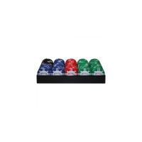 Coffret de 100 jetons Poker Bicycle en Argile (8gr)