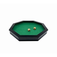Piste de Dés Octogonale Bois 28cm
