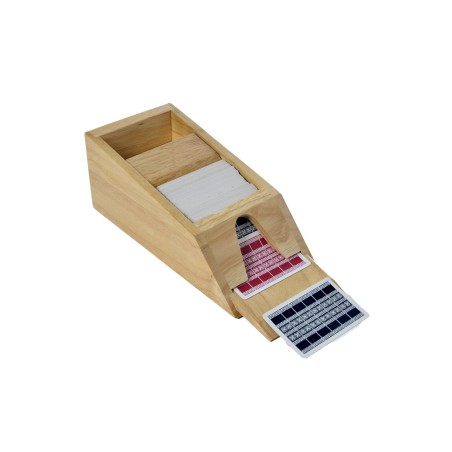 Sabot en Bois pour Cartes à Jouer