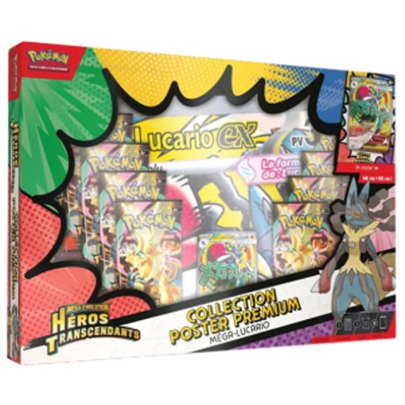 Coffret Pokémon Collection Poster Premium Méga-Gardevoir ou Mega-Lucario