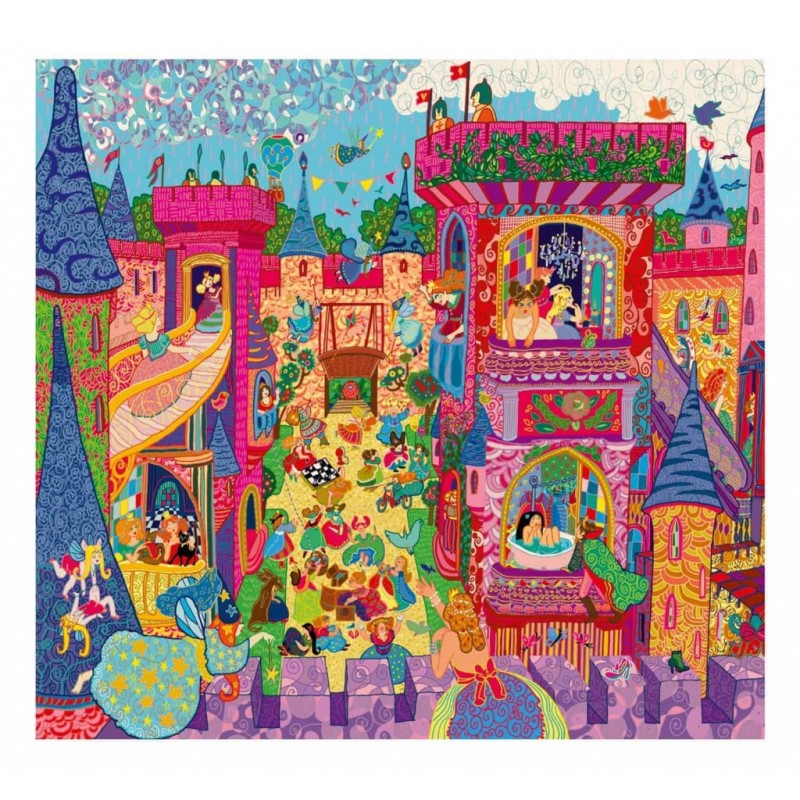Puzzle 54 pièces - Château Féerique
