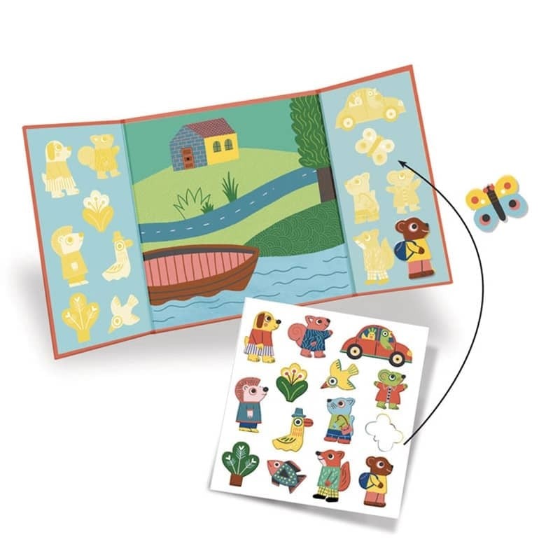 Stickers Repositionnables d'Animaux