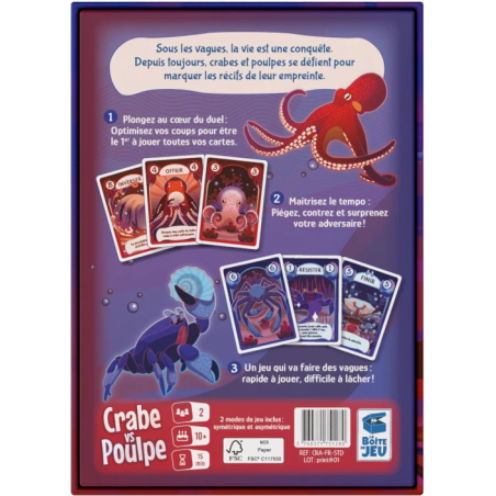 Crabe vs Poulpe