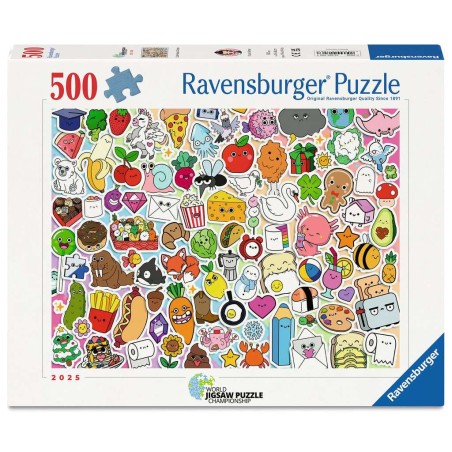 Puzzle 500 pièces - Stickers Kawaii