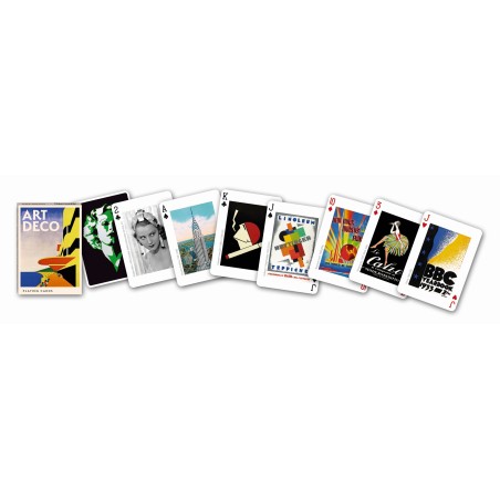 Jeu de cartes Art Déco