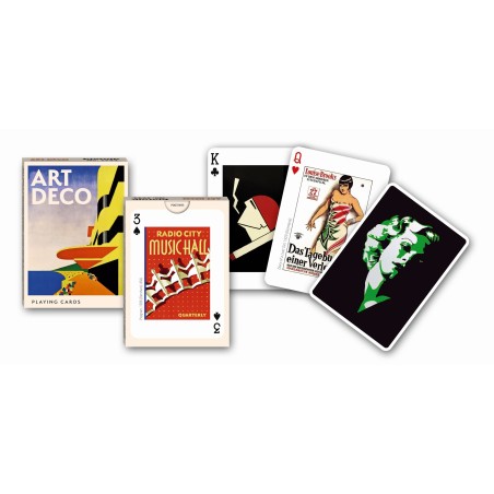 Jeu de cartes Art Déco