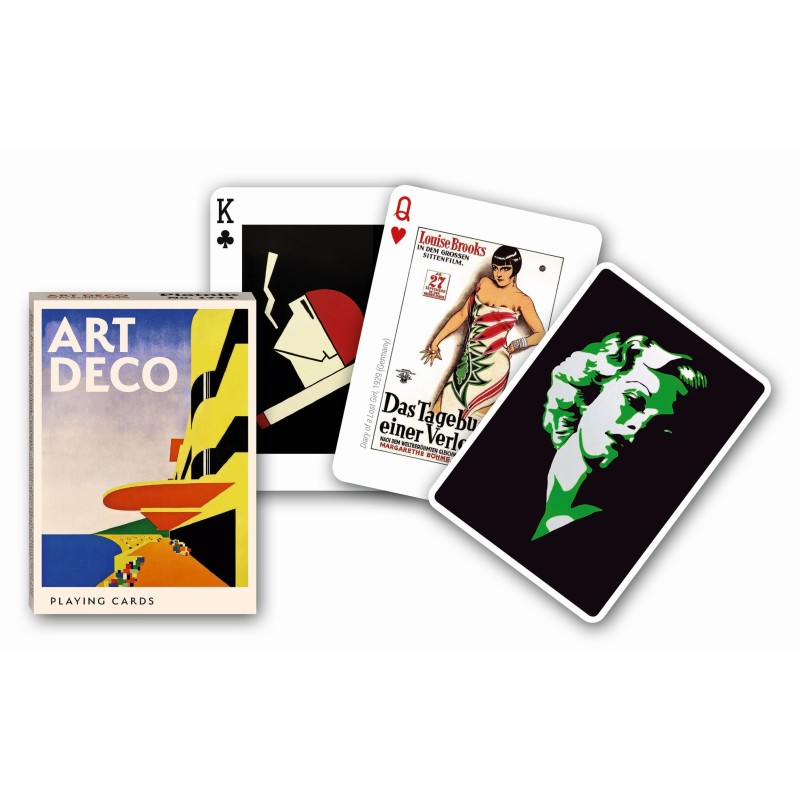 Jeu de cartes Art Déco