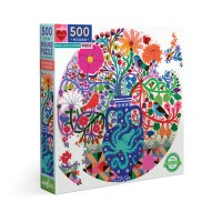Puzzle 500 pièces - Birds And Flowers