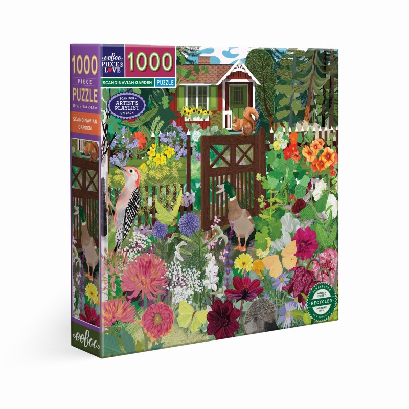 Puzzle 1000 pièces - Scandinavian Garden