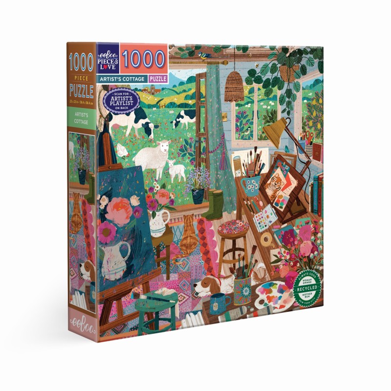Puzzle 1000 pièces - Artist's Cottage