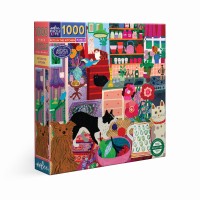 Puzzle 1000 pièces - Pets in the Kitchen