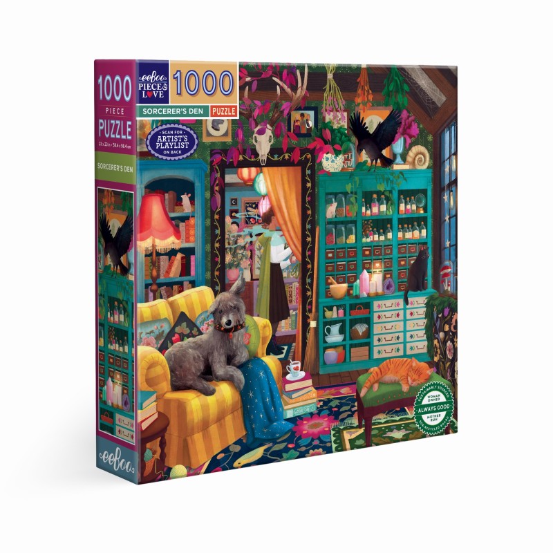 Puzzle 1000 pièces - Sorcerer's Den