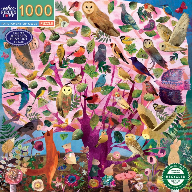 Puzzle 1000 pièces - Parliament Of Owls
