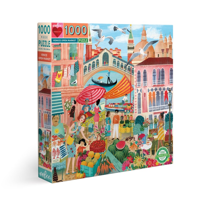 Puzzle 1000 pièces - Venice Open Market