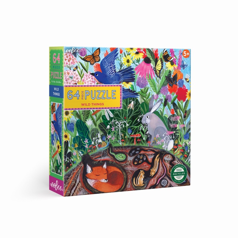 Puzzle 64 pièces - Le Monde Sauvage