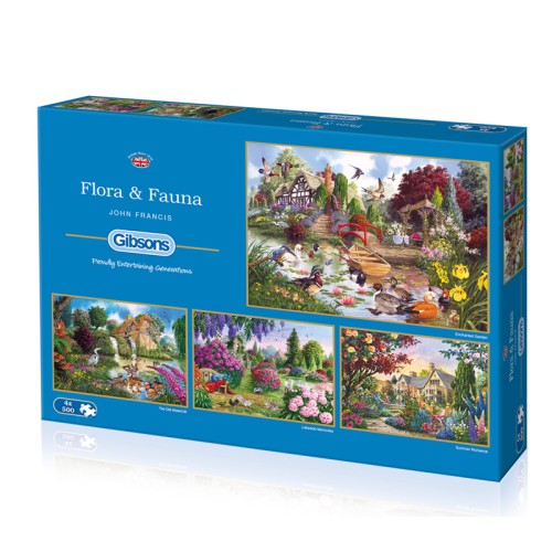 Puzzle 4 x 500 pièces -...