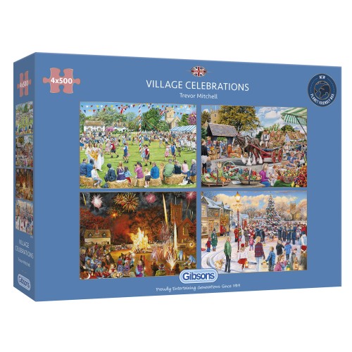 Puzzle 500 pièces - Village...
