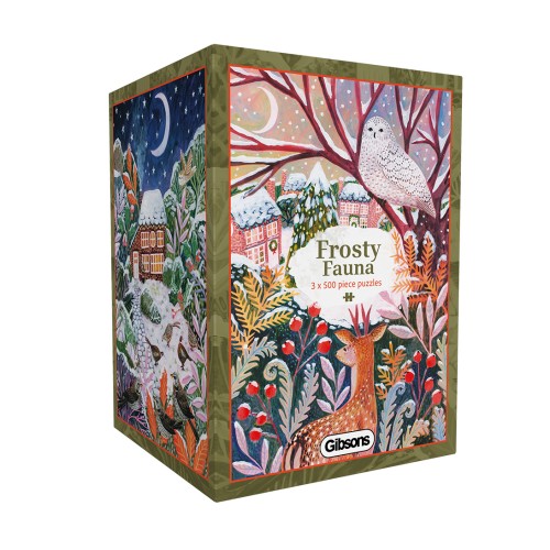 3 Puzzles 500 pièces -...