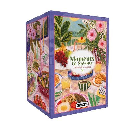 3 Puzzles 500 pièces -...