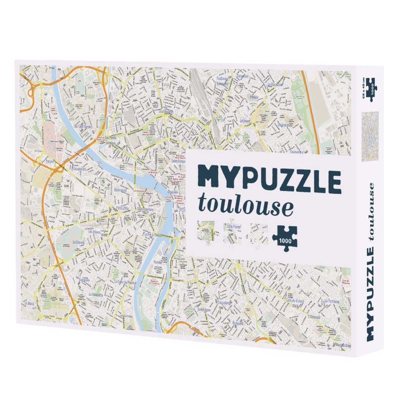 Puzzle 1000 pièces - Mypuzzle Toulouse Helvetiq
