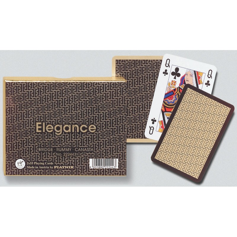 Coffret 2x55 Cartes Elegance