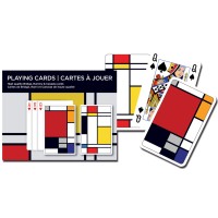 Jeu de 2x55 Cartes - Squares Style Mondrian