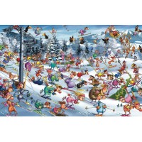Puzzle 1000 pièces - Ski de Noël de Ruyer