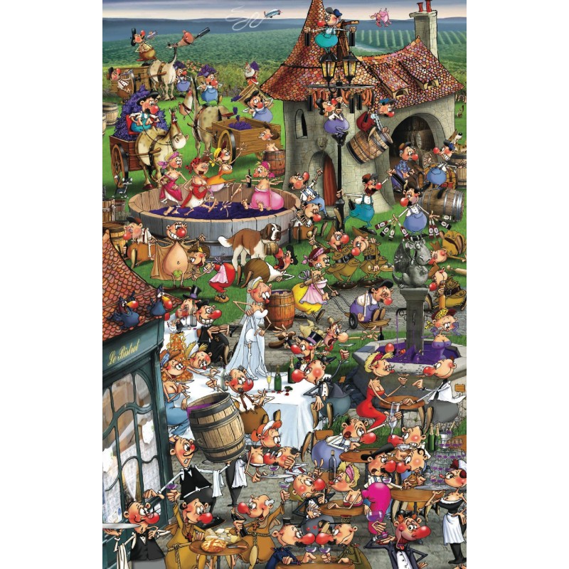 Puzzle 1000 pièces - Le vin, Ruyer