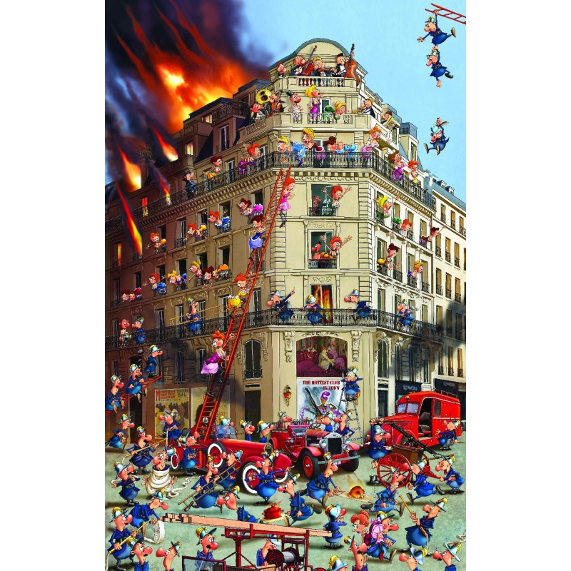 Puzzle 1000 pièces - Ruyer - Pompiers