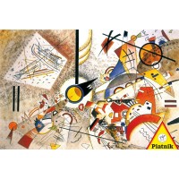 Puzzle 1000 pièces - Kandinsky : Bustling Aquarelle 1923