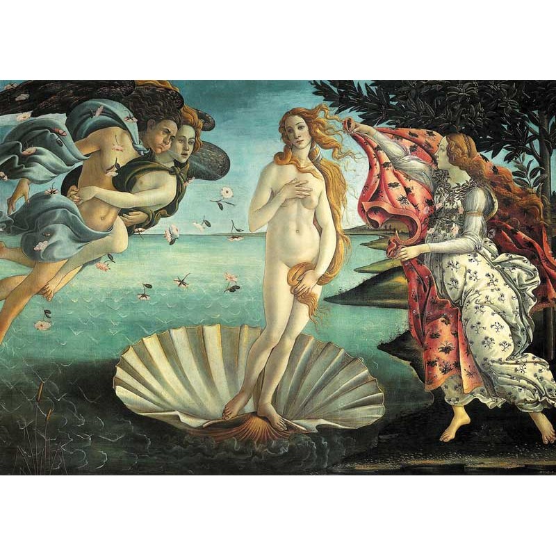 Puzzle 1000 pièces - Botticelli - Naissance De Venus