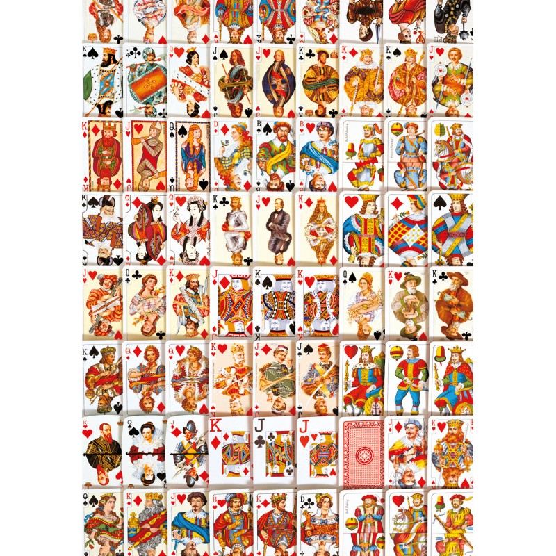 Puzzle 1000 pièces - Cartes à jouer