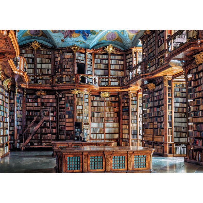 Puzzle 1000 pièces - Bibliothèque Monastère St Florian