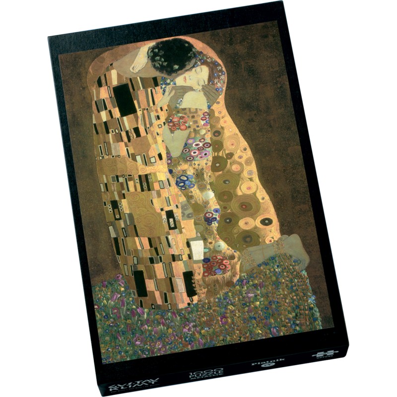 Puzzle 1000 pièces - Klimt Metallique Le Baiser