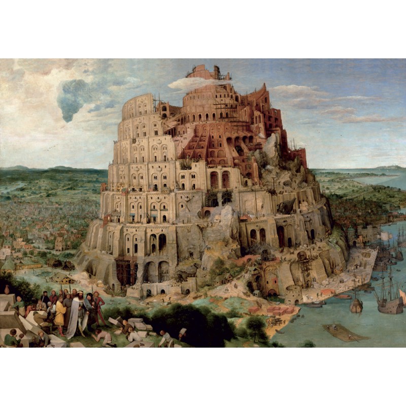 Puzzle 1000 pièces - Tour de Babel de Bruegel