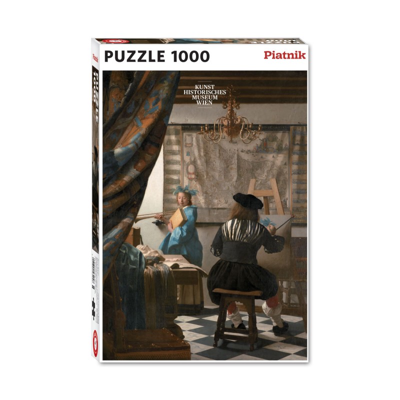 Puzzle 1000 pièces - Atelier de l'artiste de Vermeer