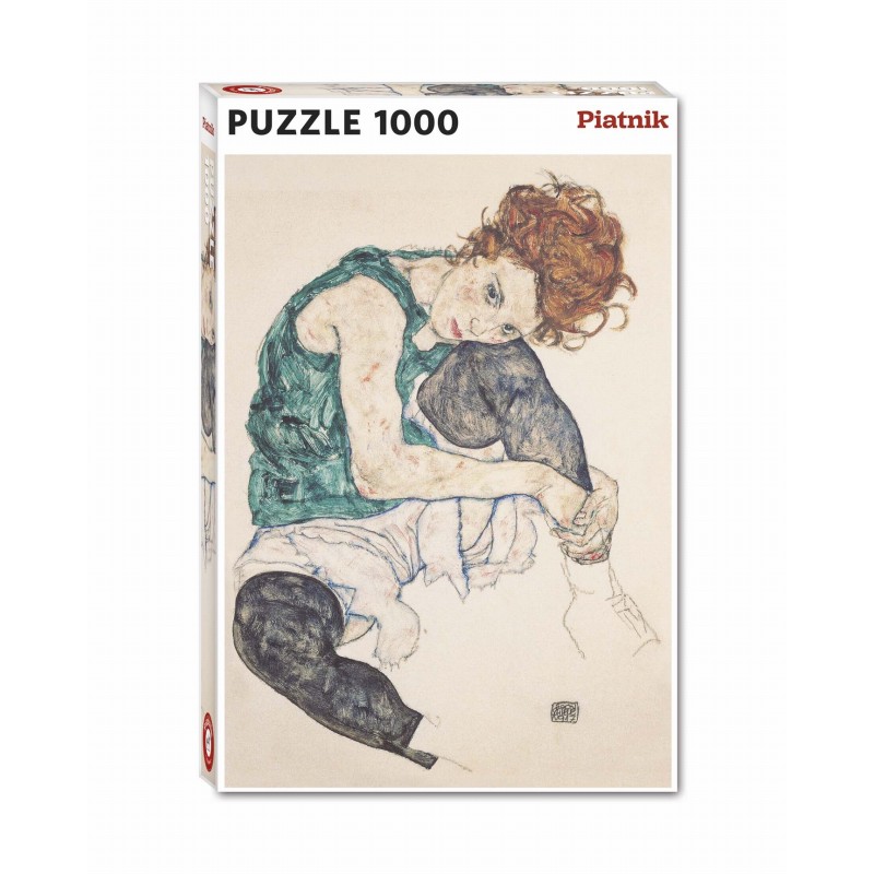 Puzzle 1000 pièces - Schiele - Femme