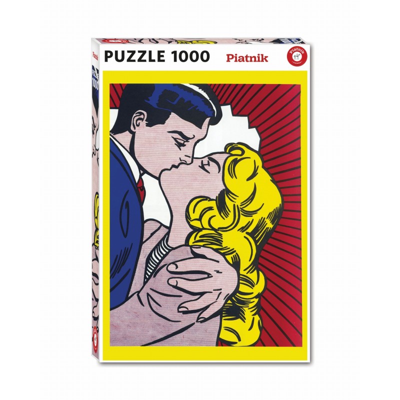 Puzzle 1000 pièces - Lichtenstein, Kiss III
