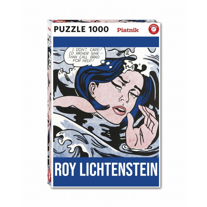 Puzzle 1000 pièces - Lichtenstein, Drowning Girl