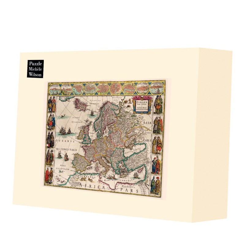 Puzzle 1500 pièces - Carte D'Europe Blaeu