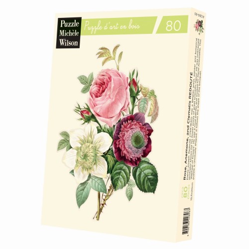 ROSE ANEMONE ET CLEMATITE