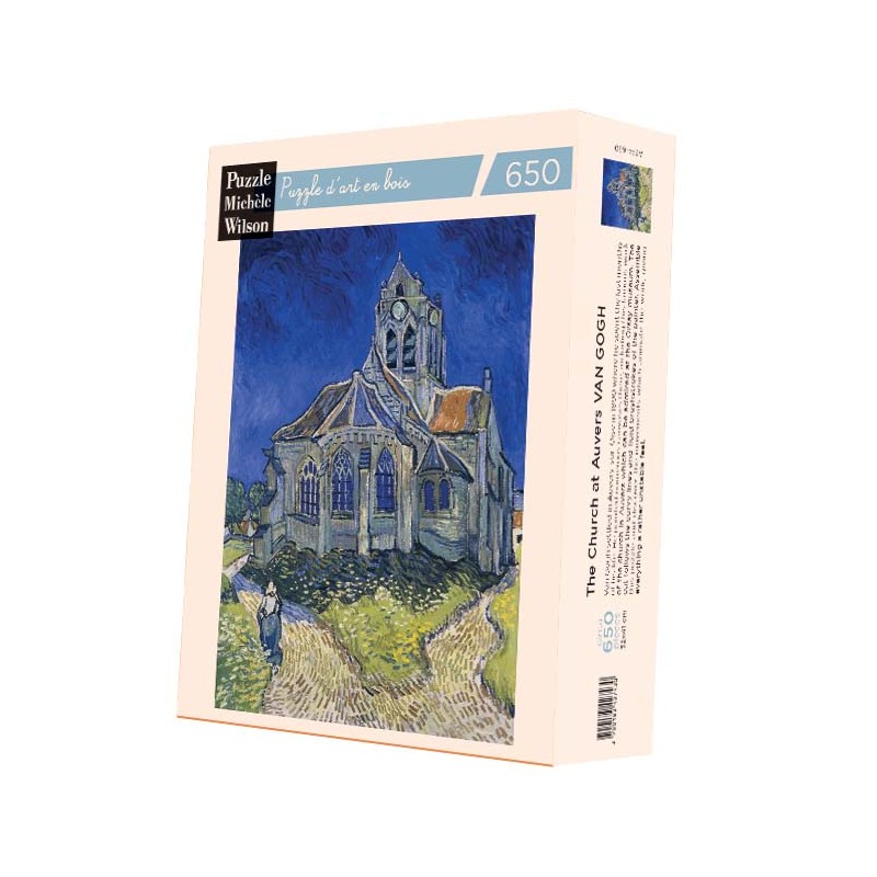 Puzzle 650 pièces - L'Eglise D'Auvers, Van Gogh