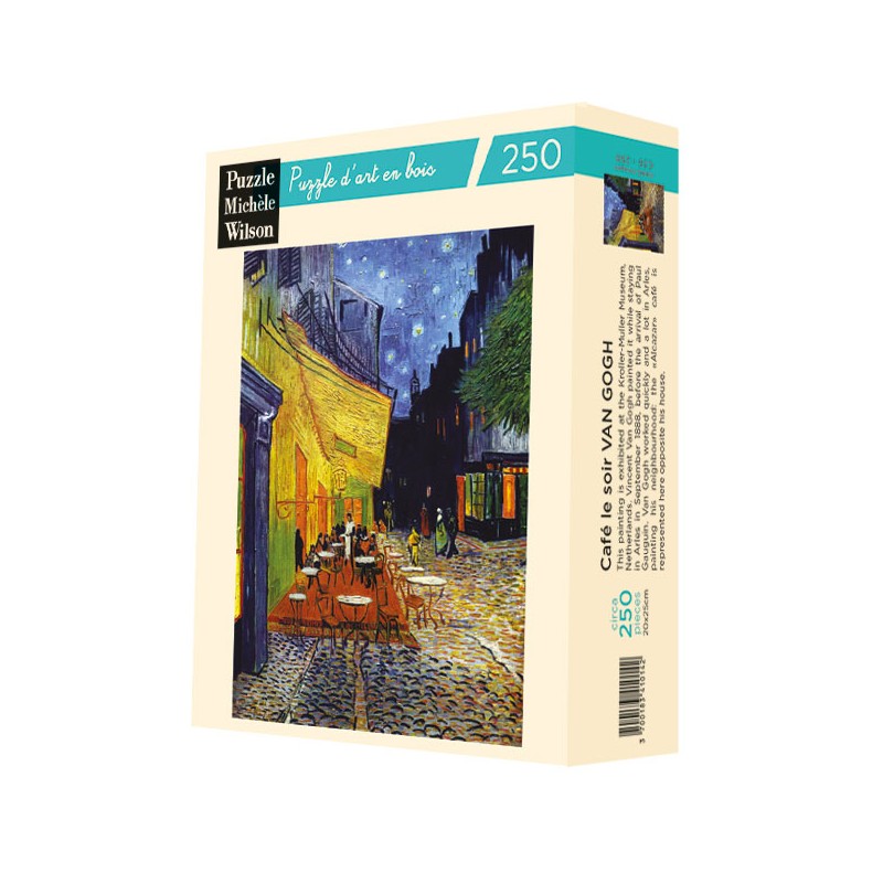 Puzzle 250 pièces - Café le soir de Van Gogh