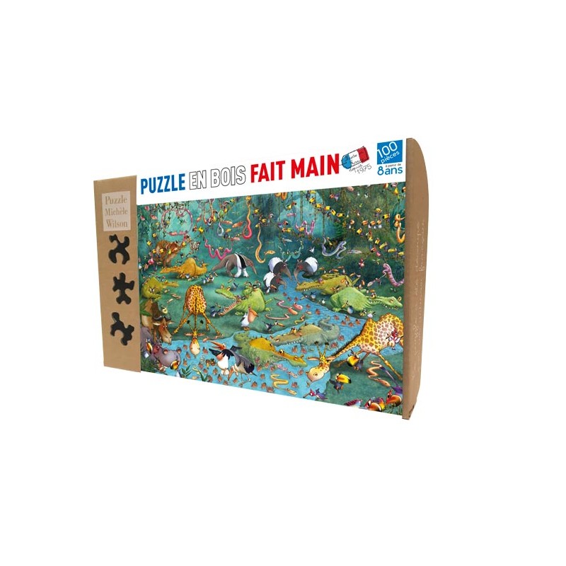Puzzle 100 pièces - Crocos Et Compagnie Hc, François Ruyer